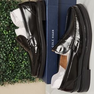 Cole Haan Black Leather Loafers